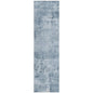 Cassiva Denim Washable Indoor-Outdoor Rug-Outdoor Rugs-LOOMLAN Rugs-2'3" x 7'6"-LOOMLAN