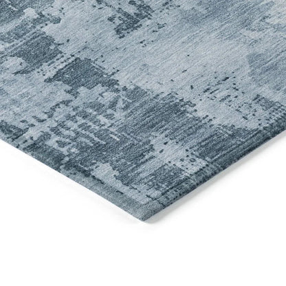 Cassiva Denim Washable Indoor-Outdoor Rug-Outdoor Rugs-LOOMLAN Rugs-LOOMLAN