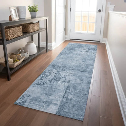 Cassiva Denim Washable Indoor-Outdoor Rug-Outdoor Rugs-LOOMLAN Rugs-LOOMLAN
