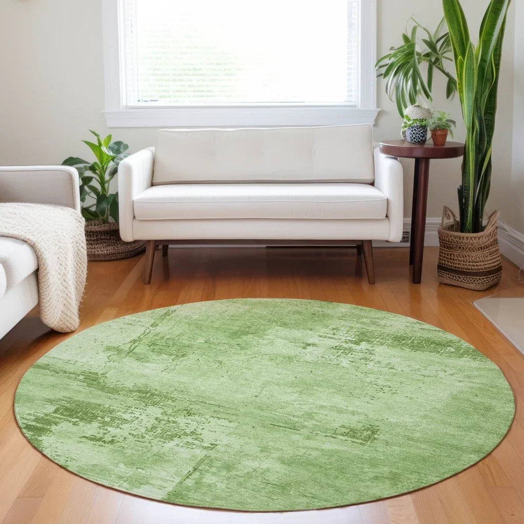 Cassiva Green Washable Indoor-Outdoor Rug-Outdoor Rugs-LOOMLAN Rugs-LOOMLAN