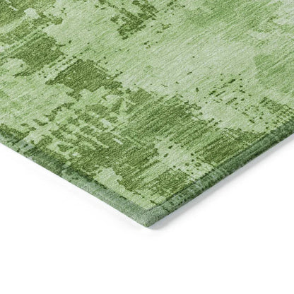 Cassiva Green Washable Indoor-Outdoor Rug-Outdoor Rugs-LOOMLAN Rugs-LOOMLAN