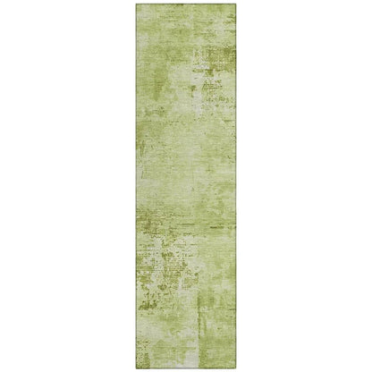 Cassiva Lime Washable Indoor-Outdoor Rug-Outdoor Rugs-LOOMLAN Rugs-2'3" x 7'6"-LOOMLAN