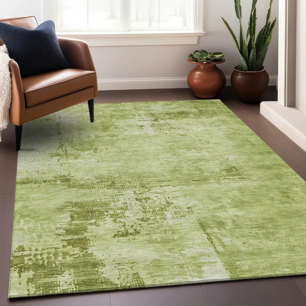 Cassiva Lime Washable Indoor-Outdoor Rug-Outdoor Rugs-LOOMLAN Rugs-LOOMLAN