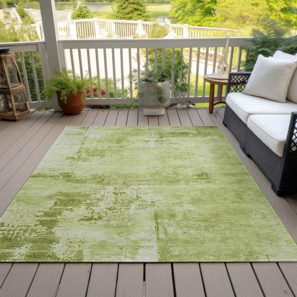 Cassiva Lime Washable Indoor-Outdoor Rug-Outdoor Rugs-LOOMLAN Rugs-LOOMLAN