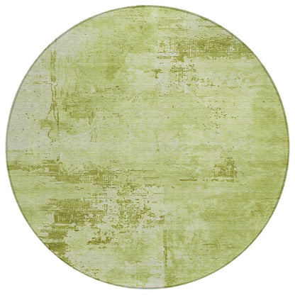 Cassiva Lime Washable Indoor-Outdoor Rug-Outdoor Rugs-LOOMLAN Rugs-8' x 8'-LOOMLAN