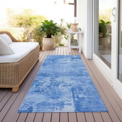 Cassiva Navy Washable Indoor-Outdoor Rug-Outdoor Rugs-LOOMLAN Rugs-LOOMLAN