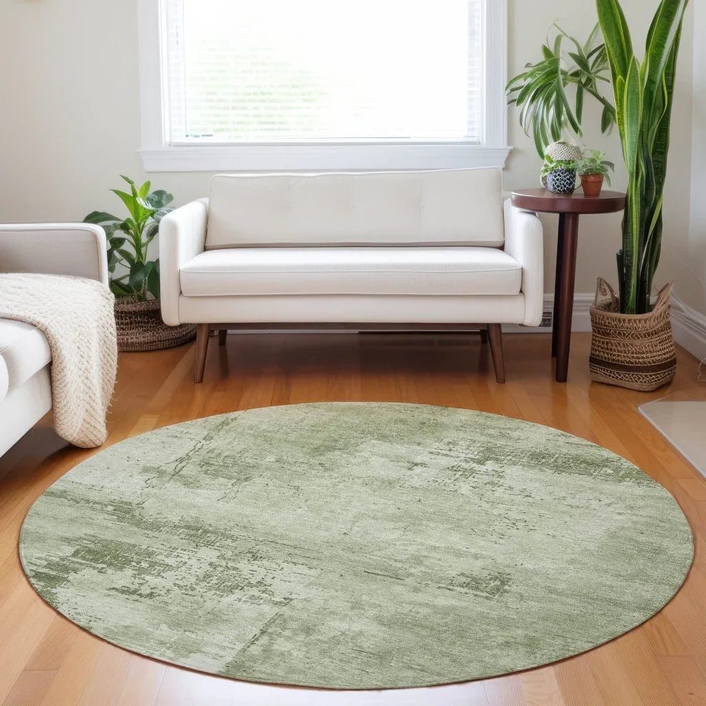 Cassiva Olive Washable Indoor-Outdoor Rug-Outdoor Rugs-LOOMLAN Rugs-LOOMLAN