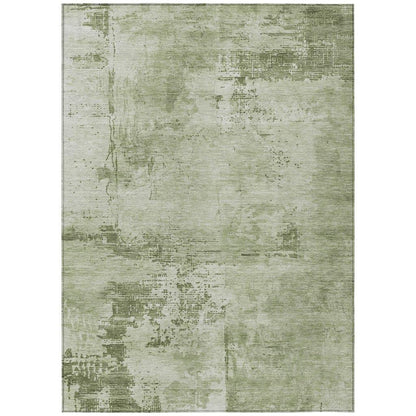 Cassiva Olive Washable Indoor-Outdoor Rug-Outdoor Rugs-LOOMLAN Rugs-2'6" x 3'10"-LOOMLAN