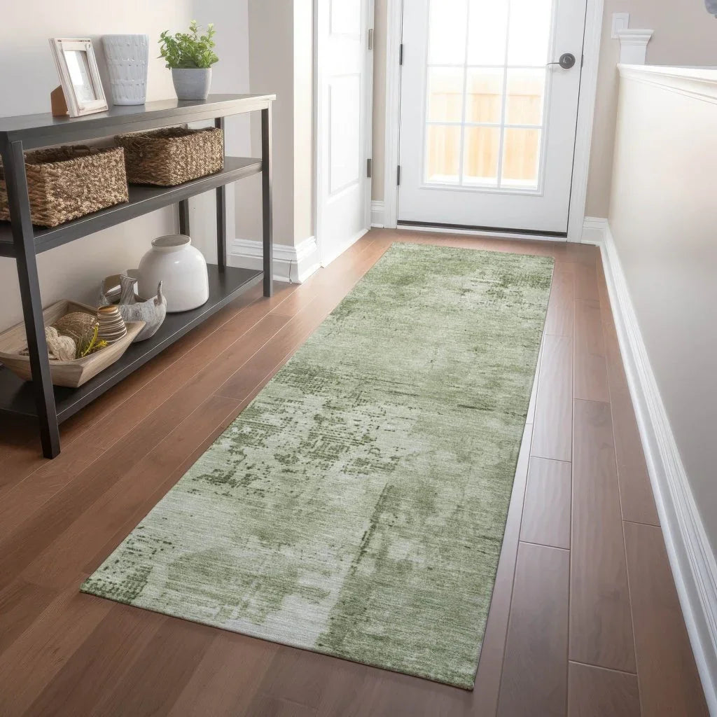 Cassiva Olive Washable Indoor-Outdoor Rug-Outdoor Rugs-LOOMLAN Rugs-LOOMLAN