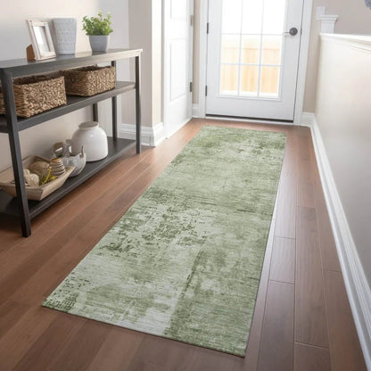Cassiva Olive Washable Indoor-Outdoor Rug-Outdoor Rugs-LOOMLAN Rugs-LOOMLAN