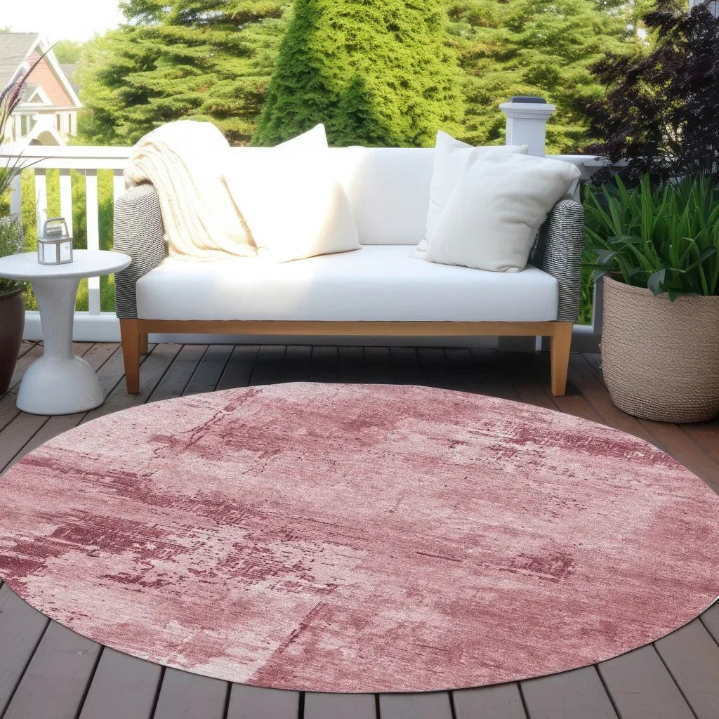 Cassiva Pink Washable Indoor-Outdoor Rug-Outdoor Rugs-LOOMLAN Rugs-LOOMLAN