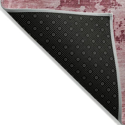 Cassiva Pink Washable Indoor-Outdoor Rug-Outdoor Rugs-LOOMLAN Rugs-LOOMLAN