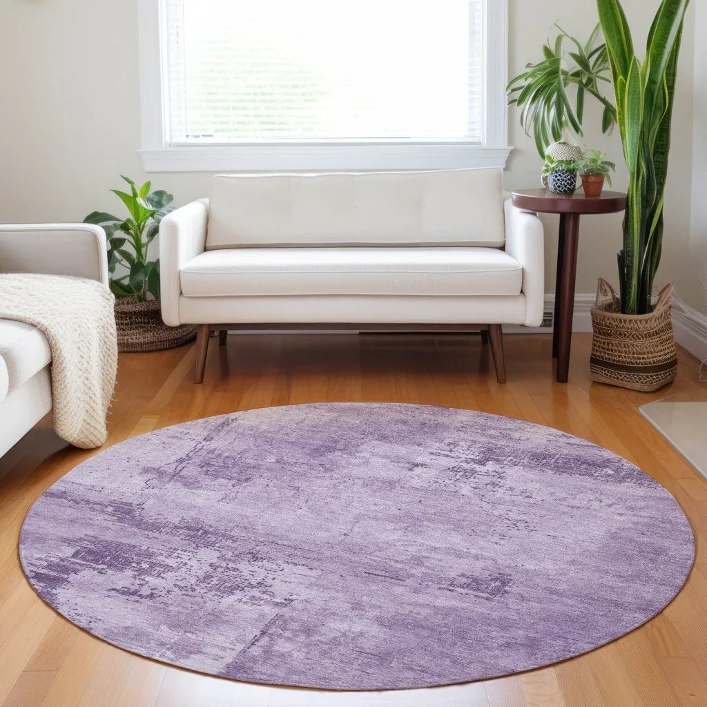 Cassiva Purple Washable Indoor-Outdoor Rug-Outdoor Rugs-LOOMLAN Rugs-LOOMLAN