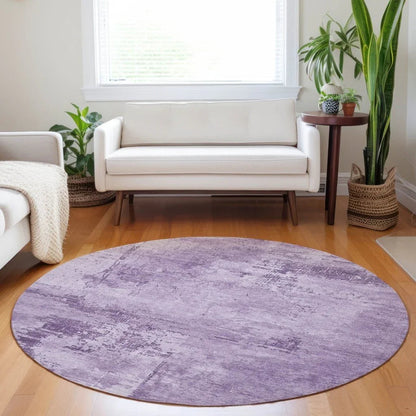 Cassiva Purple Washable Indoor-Outdoor Rug-Outdoor Rugs-LOOMLAN Rugs-LOOMLAN