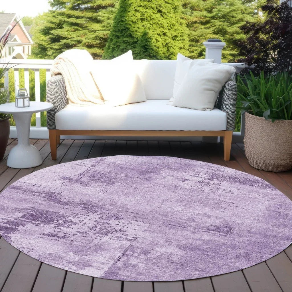 Cassiva Purple Washable Indoor-Outdoor Rug-Outdoor Rugs-LOOMLAN Rugs-LOOMLAN