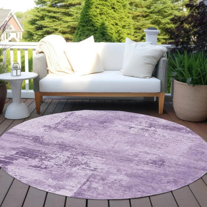 Cassiva Purple Washable Indoor-Outdoor Rug-Outdoor Rugs-LOOMLAN Rugs-LOOMLAN