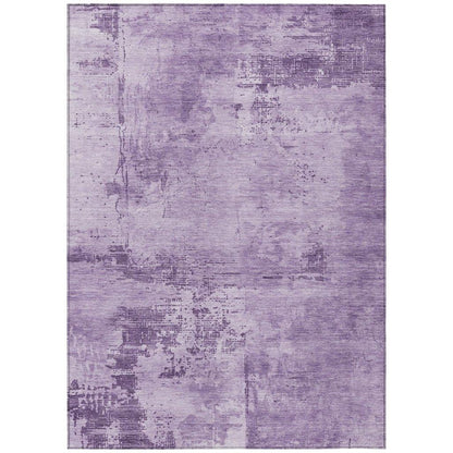 Cassiva Purple Washable Indoor-Outdoor Rug-Outdoor Rugs-LOOMLAN Rugs-2'6" x 3'10"-LOOMLAN