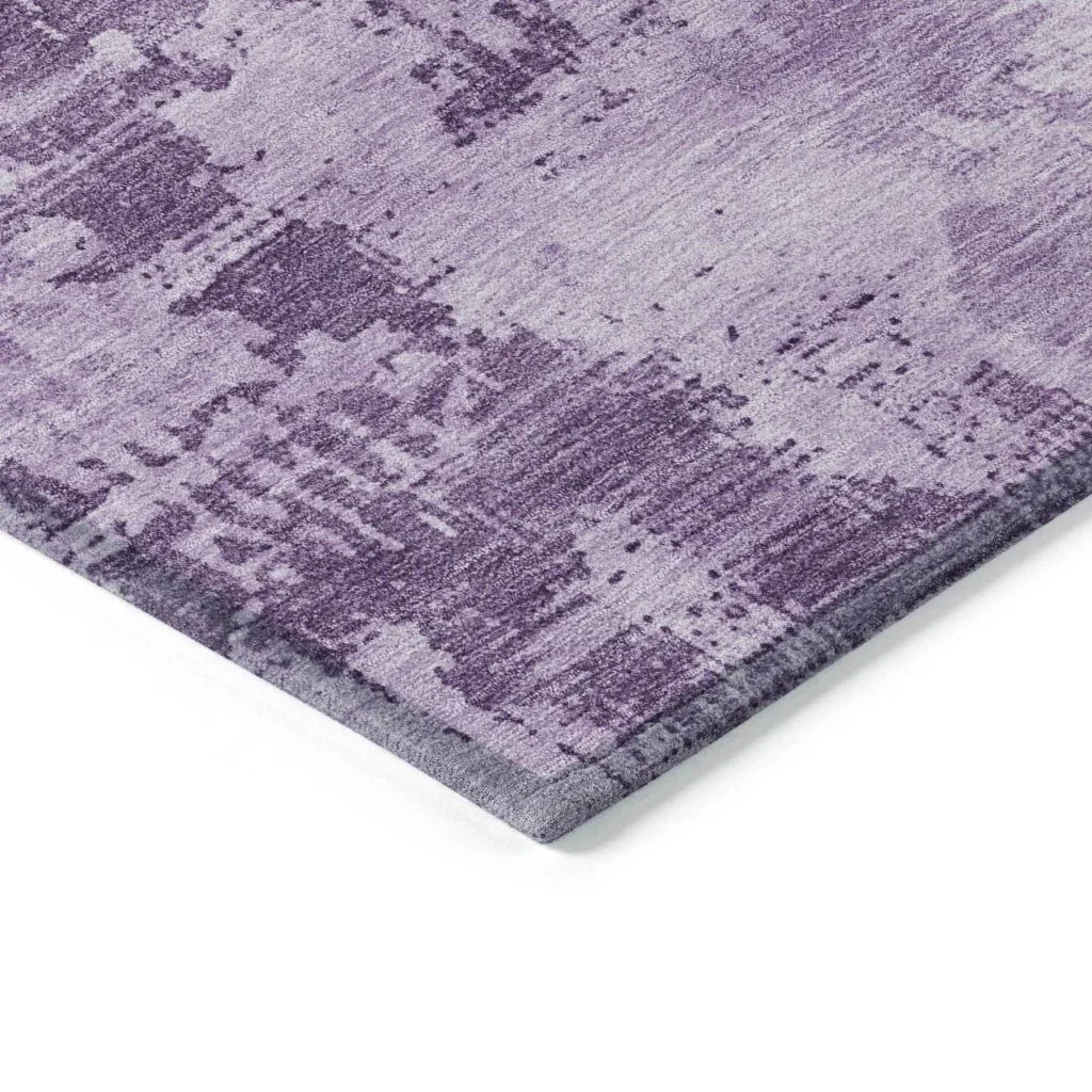 Cassiva Purple Washable Indoor-Outdoor Rug-Outdoor Rugs-LOOMLAN Rugs-LOOMLAN