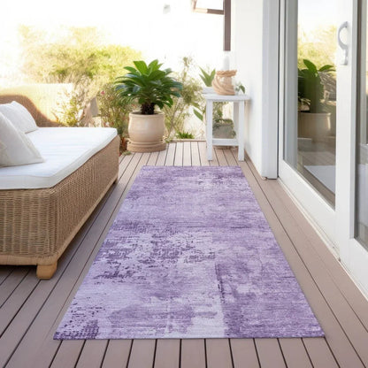 Cassiva Purple Washable Indoor-Outdoor Rug-Outdoor Rugs-LOOMLAN Rugs-LOOMLAN