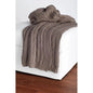 Cassy Cable Knitted Throw Blanket - LOOMLAN - LOOMLAN - Throw Blankets