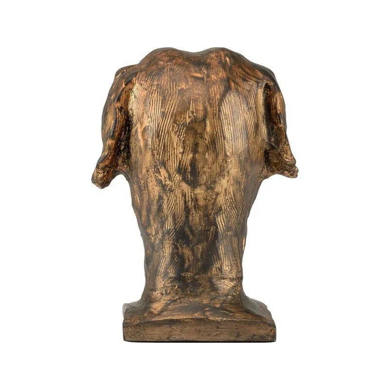 Cast Composite Crafted Dog Accent Sculpture - LOOMLAN - Chelsea House - Statues & Sculptures