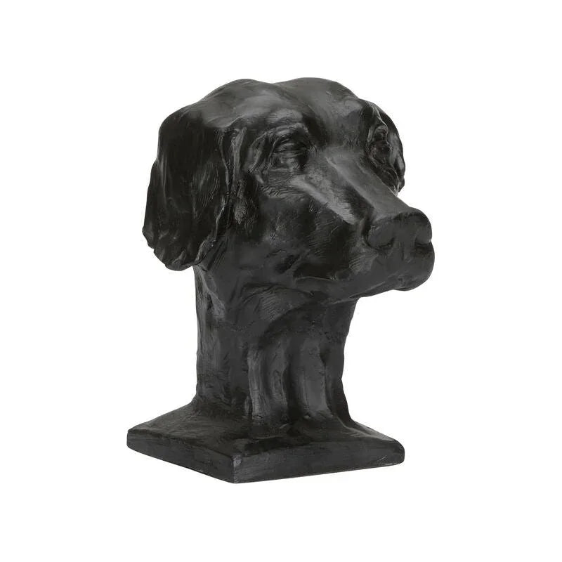 Cast Composite Crafted Dog Sculpture - LOOMLAN - Chelsea House - Statues & Sculptures