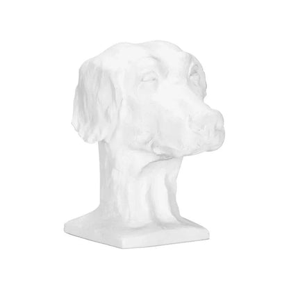 Cast Composite Crafted Dog Sculpture - LOOMLAN - Chelsea House - Statues & Sculptures