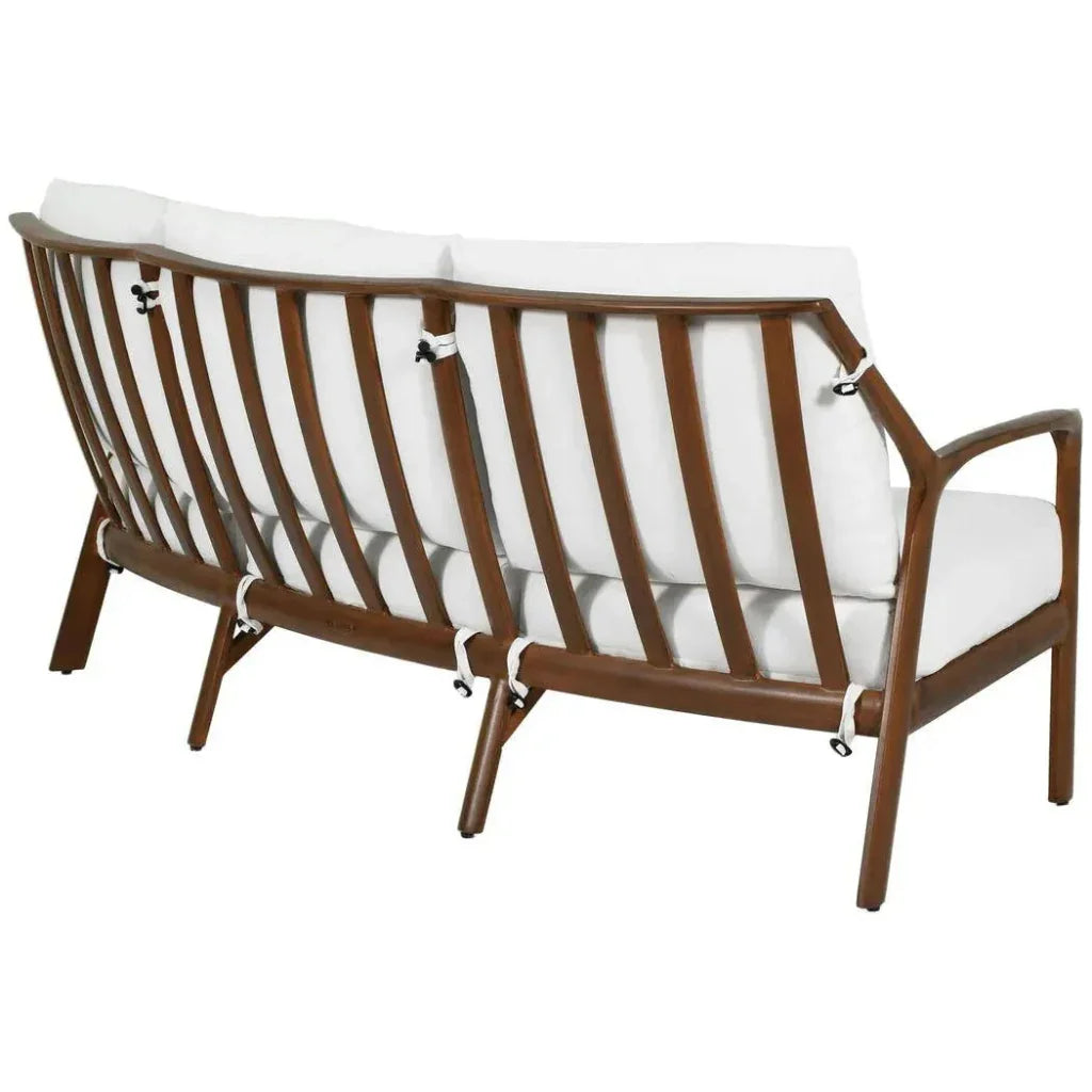 Castelle Berkeley Crescent Curved Outdoor Couch Deep - LOOMLAN - Castelle - Outdoor Sofas & Loveseats