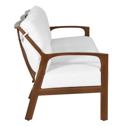 Castelle Berkeley Crescent Curved Outdoor Couch Deep - LOOMLAN - Castelle - Outdoor Sofas & Loveseats