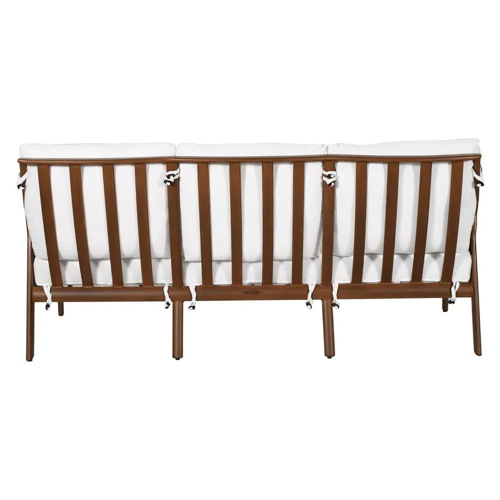 Castelle Berkeley Crescent Curved Outdoor Couch Deep - LOOMLAN - Castelle - Outdoor Sofas & Loveseats