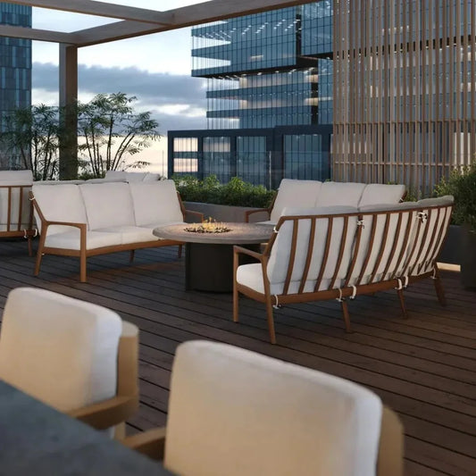 Castelle Berkeley Outdoor 3 - Seater Sofa Deep Cushions - LOOMLAN - Castelle - Outdoor Sofas & Loveseats