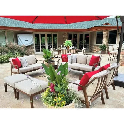 Castelle Berkeley Outdoor 3 - Seater Sofa Deep Cushions - LOOMLAN - Castelle - Outdoor Sofas & Loveseats