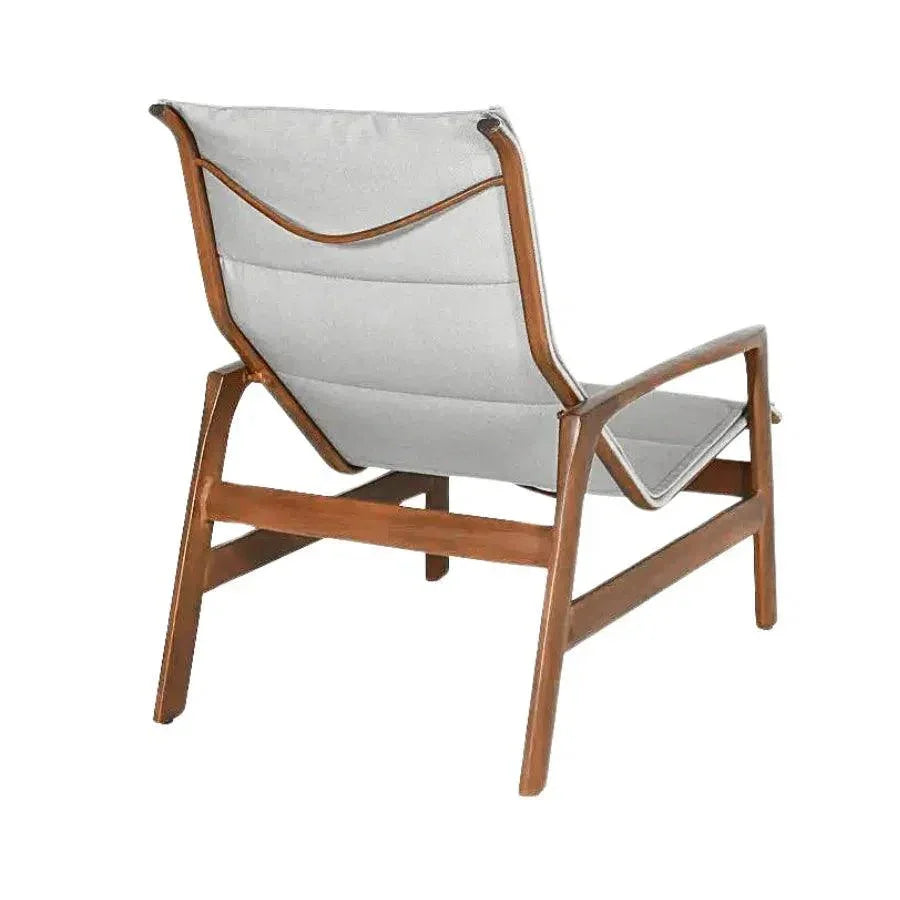 Castelle Berkeley Padded Sling Lounge Chair-Outdoor Lounge Chairs-Castelle-LOOMLAN
