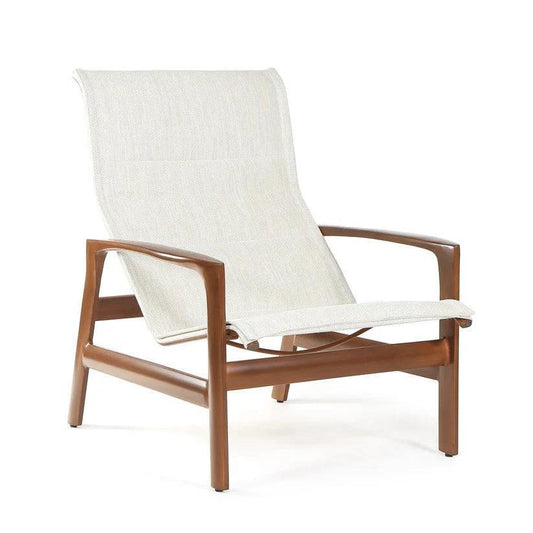 Castelle Berkeley Padded Sling Lounge Chair-Outdoor Lounge Chairs-Castelle-LOOMLAN
