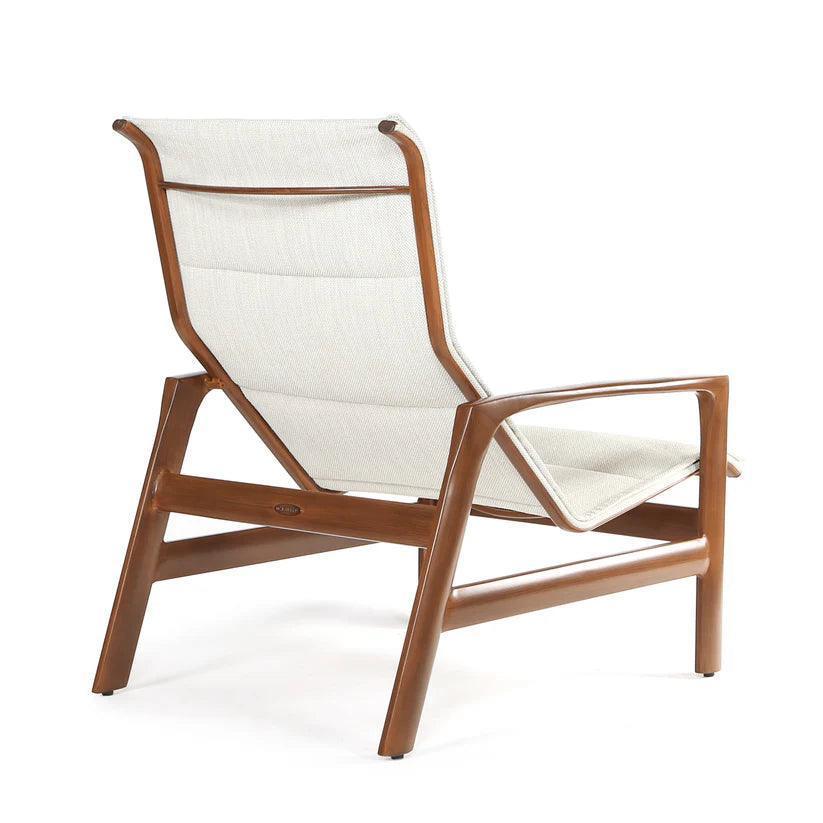 Castelle Berkeley Padded Sling Lounge Chair-Outdoor Lounge Chairs-Castelle-LOOMLAN