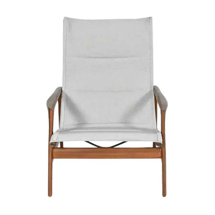 Castelle Berkeley Padded Sling Lounge Chair-Outdoor Lounge Chairs-Castelle-LOOMLAN