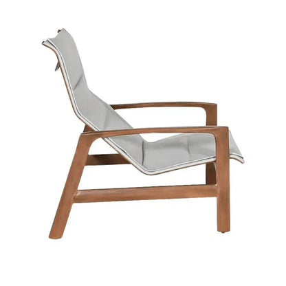 Castelle Berkeley Padded Sling Lounge Chair-Outdoor Lounge Chairs-Castelle-LOOMLAN