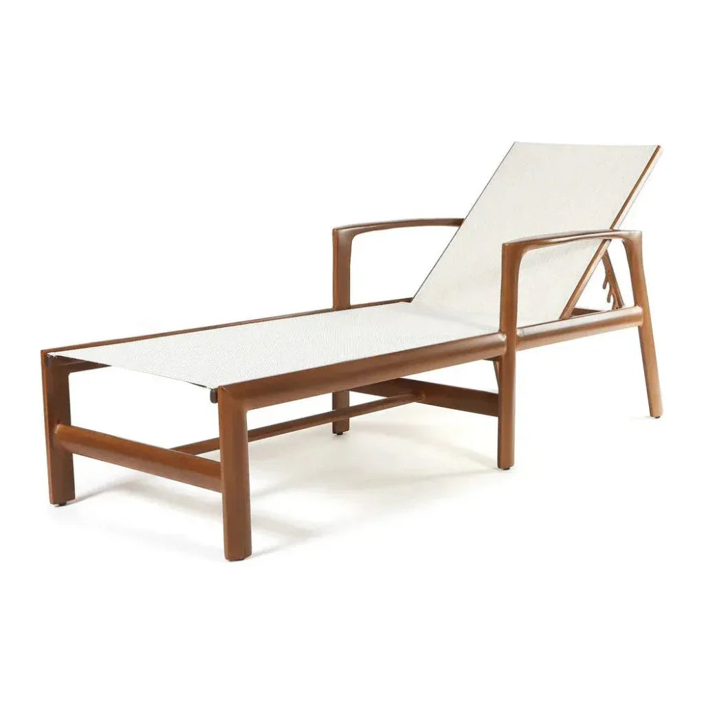Castelle Berkeley Sling Chaise Sunlounger-Outdoor Cabanas & Loungers-Castelle-LOOMLAN
