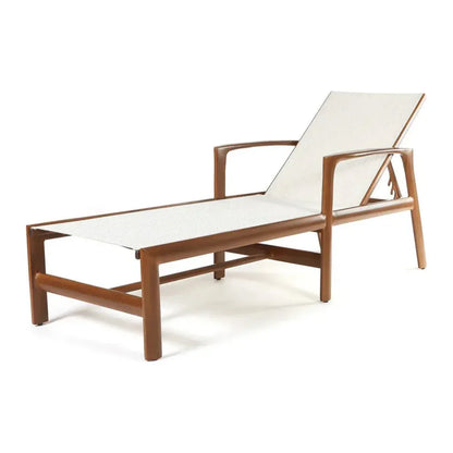 Castelle Berkeley Sling Chaise Sunlounger-Outdoor Cabanas & Loungers-Castelle-LOOMLAN