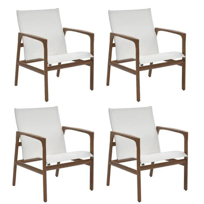 Castelle Berkeley Sling Dining Chair-Outdoor Dining Chairs-Castelle-LOOMLAN