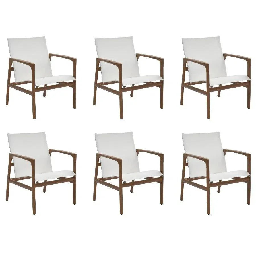 Castelle Berkeley Sling Dining Chair-Outdoor Dining Chairs-Castelle-LOOMLAN