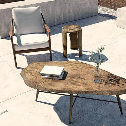 Castelle Natures Wood Coffee Table-Outdoor Coffee Tables-Castelle-LOOMLAN