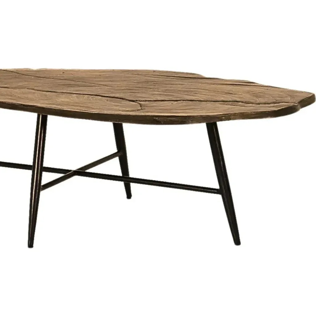 Castelle Natures Wood Coffee Table-Outdoor Coffee Tables-Castelle-LOOMLAN