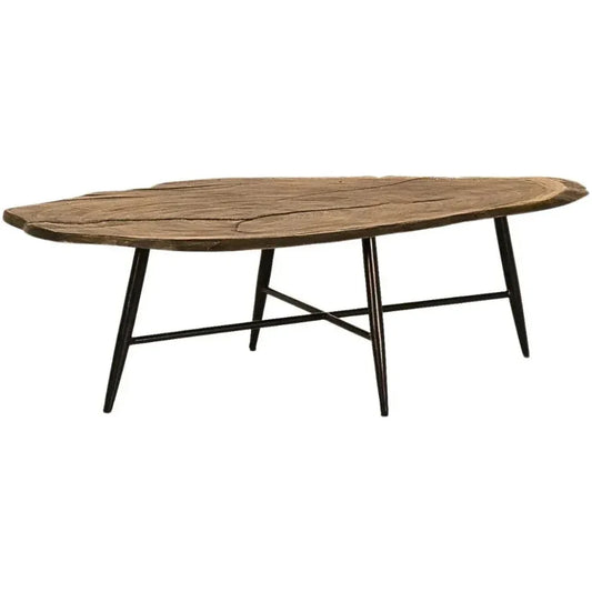 Castelle Natures Wood Coffee Table-Outdoor Coffee Tables-Castelle-LOOMLAN
