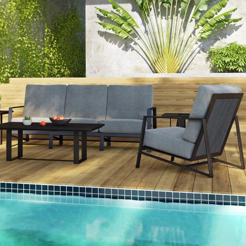 Castelle Prism Lounge Chair Made in USA-Outdoor Lounge Chairs-Castelle-LOOMLAN