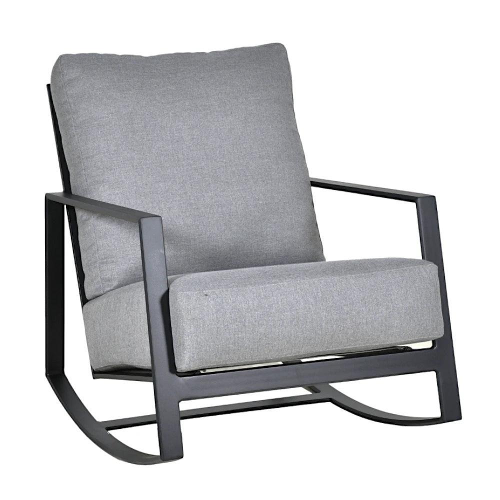 Castelle Prism Lounge Rocking Chair Made USA-Outdoor Lounge Chairs-Castelle-LOOMLAN