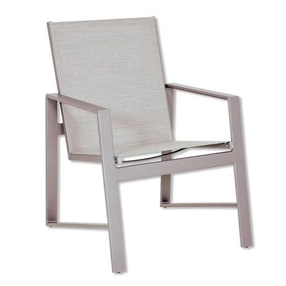 Castelle Prism Sling Dining Chair-Outdoor Dining Chairs-Castelle-LOOMLAN