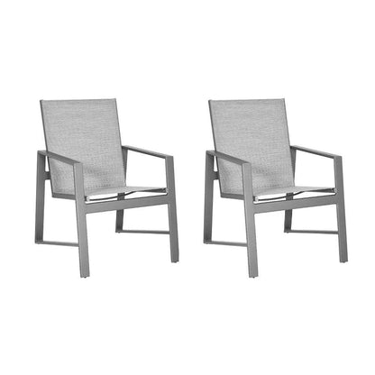 Castelle Prism Sling Dining Chair-Outdoor Dining Chairs-Castelle-LOOMLAN