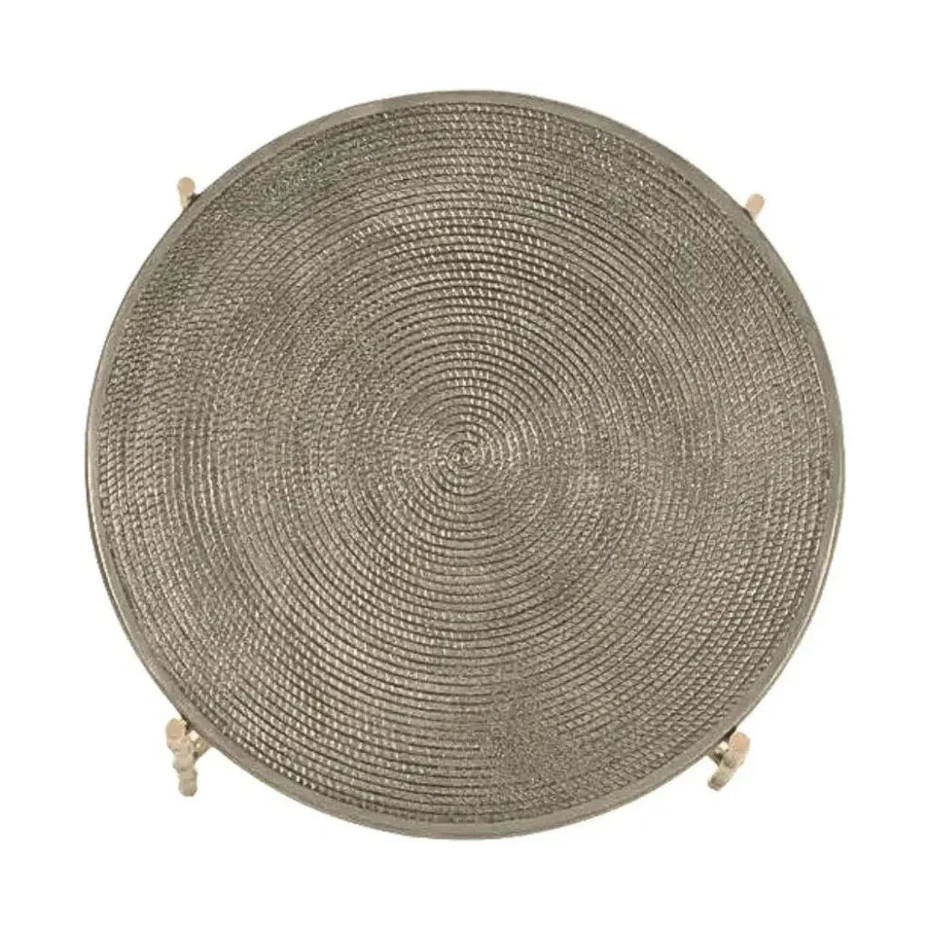 Castelle Twig Faux Wood Look Outdoor Coffee Table-Outdoor Coffee Tables-Castelle-LOOMLAN