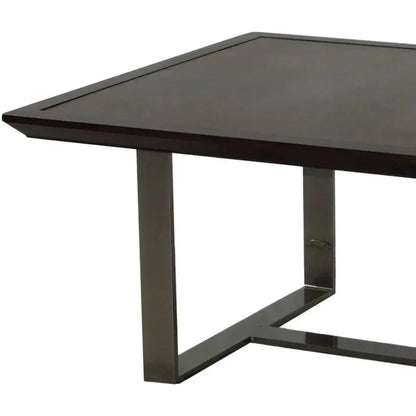 Castelle a Cast Aluminum Rectangular Coffee Table-Outdoor Coffee Tables-Castelle-LOOMLAN